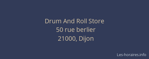 Drum And Roll Store