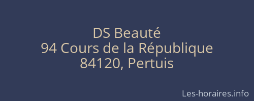 DS Beauté
