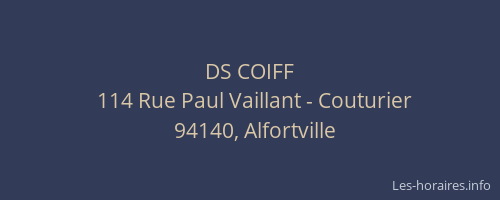DS COIFF