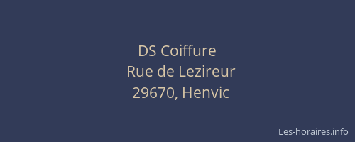 DS Coiffure