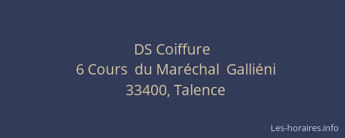 DS Coiffure