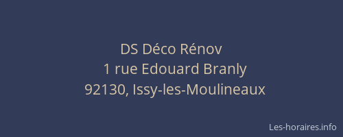 DS Déco Rénov