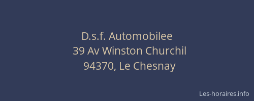 D.s.f. Automobilee