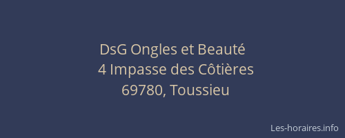 DsG Ongles et Beauté