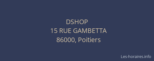 DSHOP