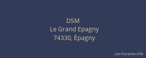 DSM
