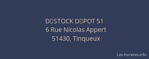 D�STOCK D�POT 51