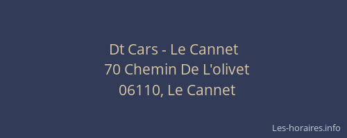 Dt Cars - Le Cannet