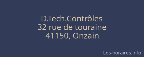 D.Tech.Contrôles