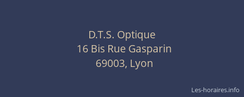 D.T.S. Optique