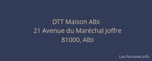 DTT Maison Albi
