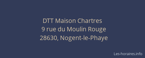DTT Maison Chartres