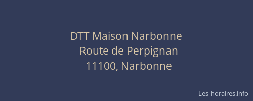 DTT Maison Narbonne