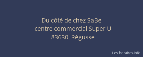 Du côté de chez SaBe