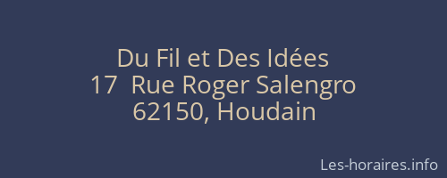 Du Fil et Des Idées