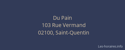 Du Pain