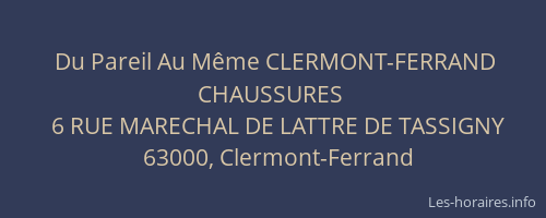 Du Pareil Au Même CLERMONT-FERRAND CHAUSSURES