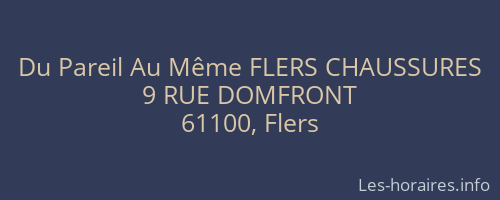 Du Pareil Au Même FLERS CHAUSSURES