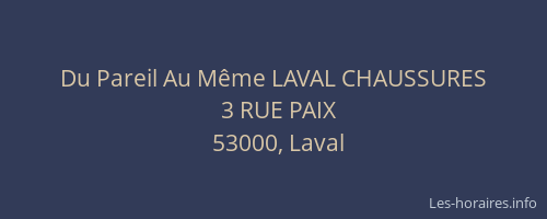 Du Pareil Au Même LAVAL CHAUSSURES