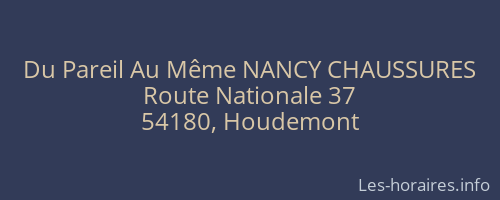 Du Pareil Au Même NANCY CHAUSSURES