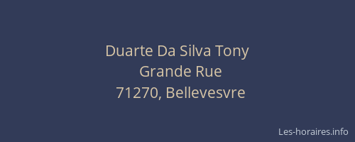 Duarte Da Silva Tony