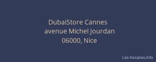 DubaiStore Cannes