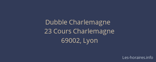 Dubble Charlemagne