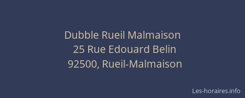 Dubble Rueil Malmaison