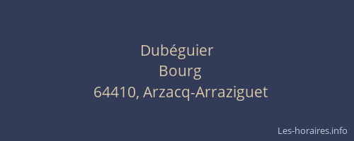 Dub&eacute;guier