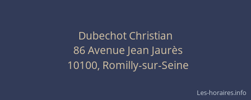 Dubechot Christian