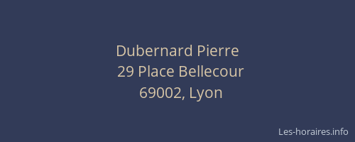 Dubernard Pierre