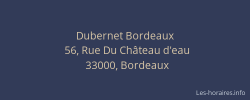 Dubernet Bordeaux