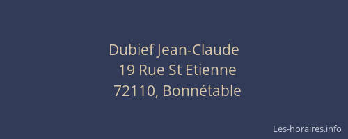 Dubief Jean-Claude