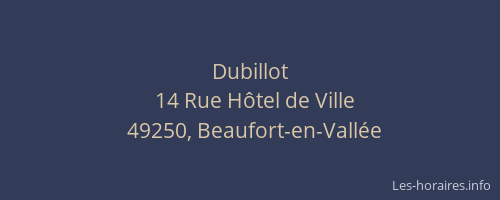 Dubillot
