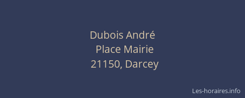 Dubois André
