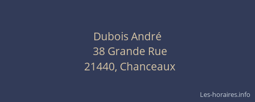Dubois André