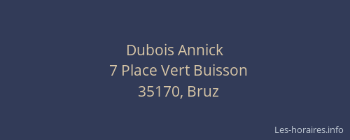Dubois Annick