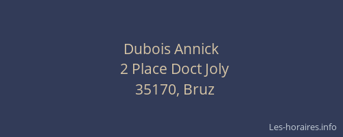 Dubois Annick
