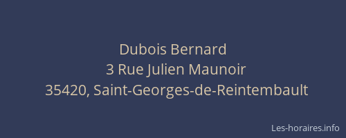 Dubois Bernard