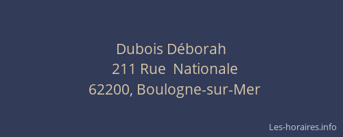 Dubois Déborah