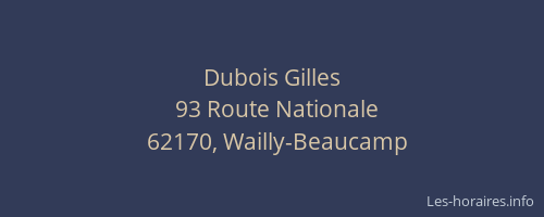 Dubois Gilles