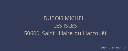 DUBOIS MICHEL