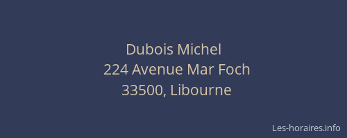 Dubois Michel
