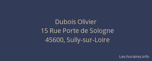 Dubois Olivier