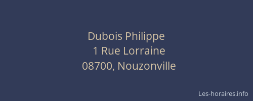 Dubois Philippe