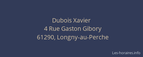 Dubois Xavier