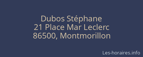 Dubos Stéphane