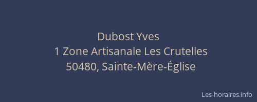 Dubost Yves
