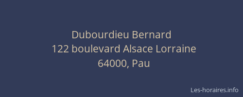 Dubourdieu Bernard