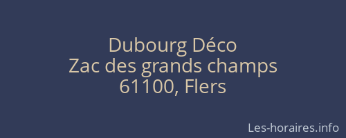 Dubourg Déco
